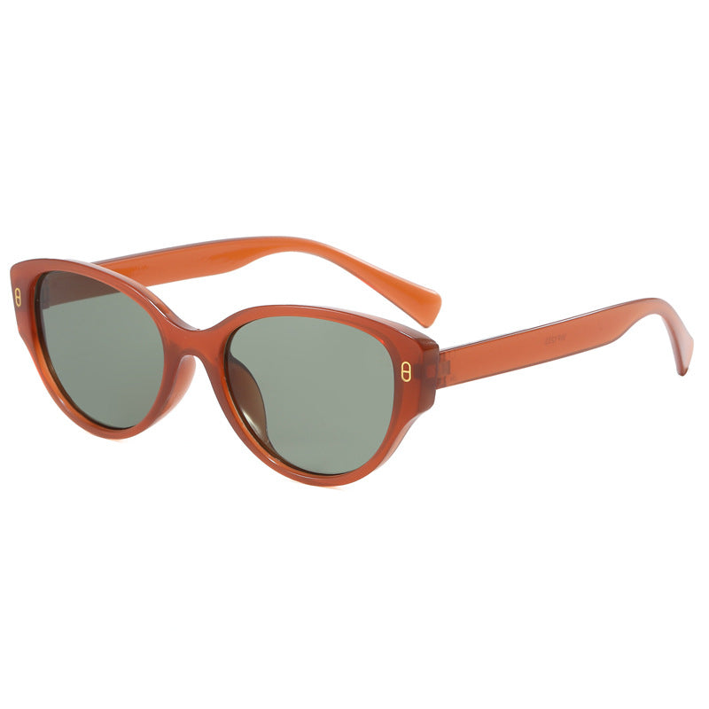 Damen Cat-Eye Sonnenbrille mit modernem Kunststoffrahmen Karnz