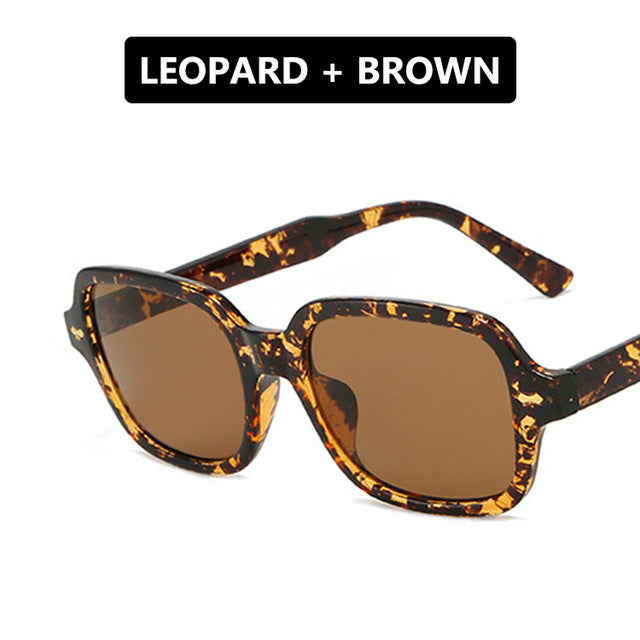 Damen quadratische Sonnenbrille mit stylishem und robustem Rahmen Karnz