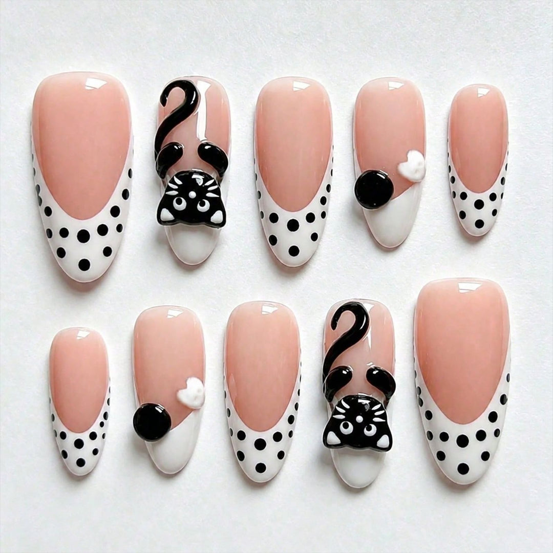 Künstliche Nagelset mit inspirierendem Tierdesign Karnz