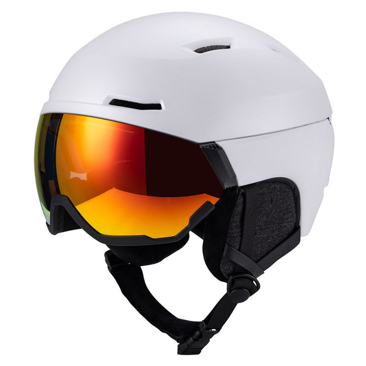 Skihelm mit integriertem Visier Karnz
