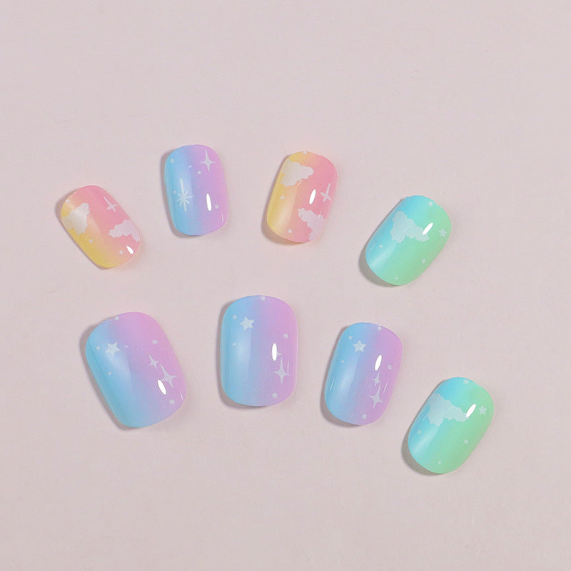 Gradient Press-On Nagelset Karnz