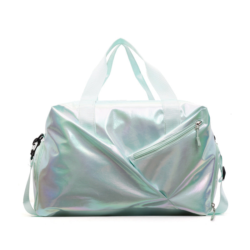 Schimmernde Fitness-Duffel-Tasche