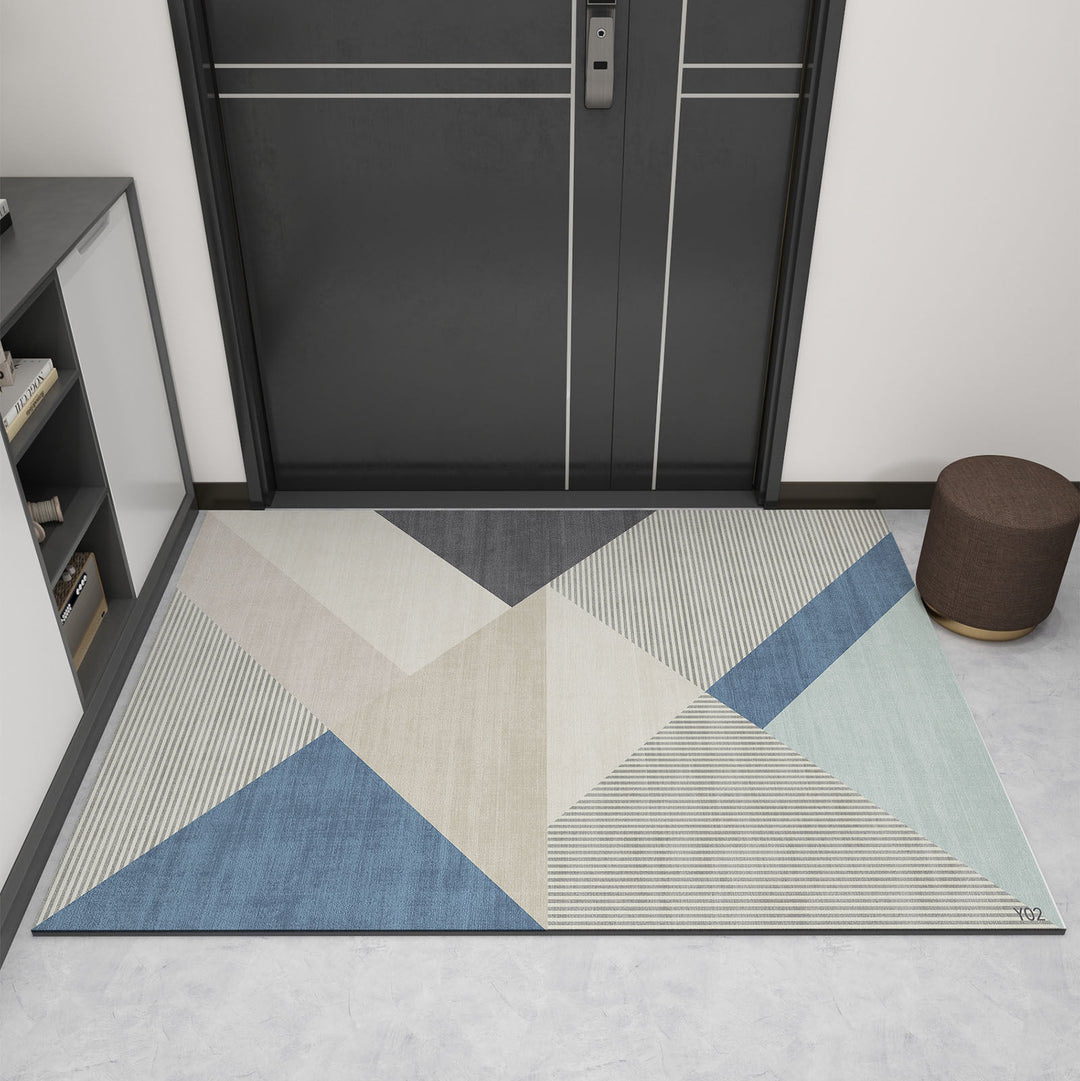 Geometrisches Muster Dekorativer Teppich