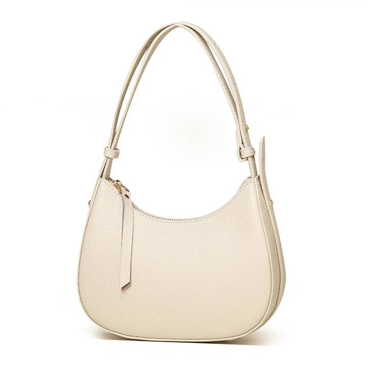 Stylische genarbte Leder-Hobo-Tasche Karnz
