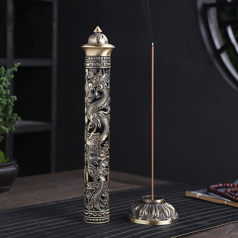 Räuchergefäß mit kompliziertem Drachen-Design Karnz