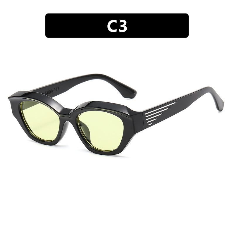 Damen Cat-Eye Sonnenbrille mit markantem Rahmen und UV-Schutz Karnz