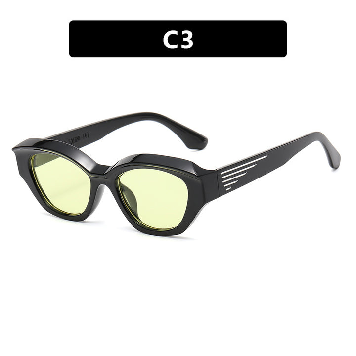 Damen Cat-Eye Sonnenbrille mit markantem Rahmen und UV-Schutz Karnz
