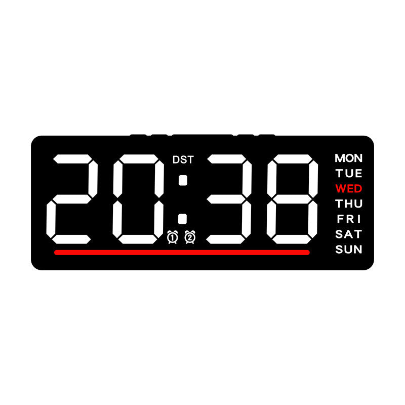Digitaler Wecker mit Großem Led-Display und Mehreren Alarmfunktionen Karnz