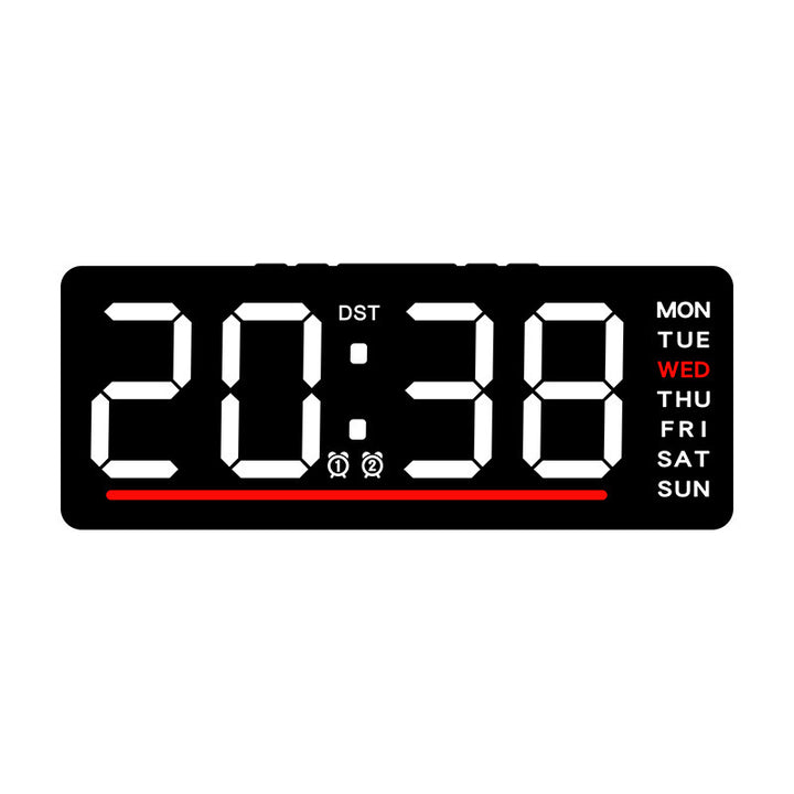 Digitaler Wecker mit Großem Led-Display und Mehreren Alarmfunktionen Karnz
