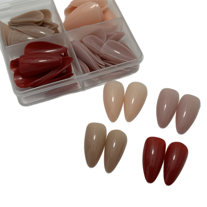 Premium Stiletto Press-On Nagelset Karnz