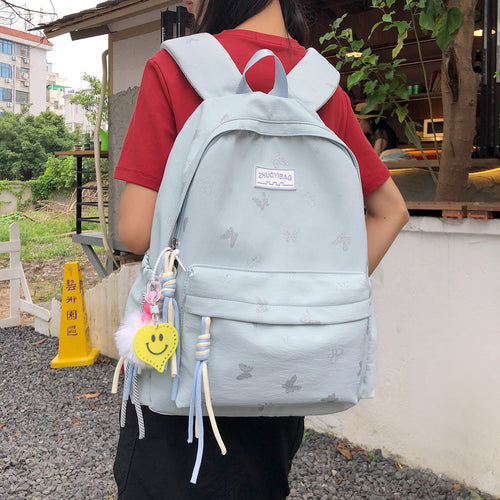Schmetterlingsdruck Casual Rucksack Karnz