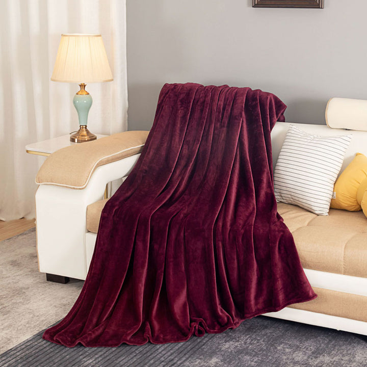 Ultra-weiches Plüsch-Fleece-Wurfdecke