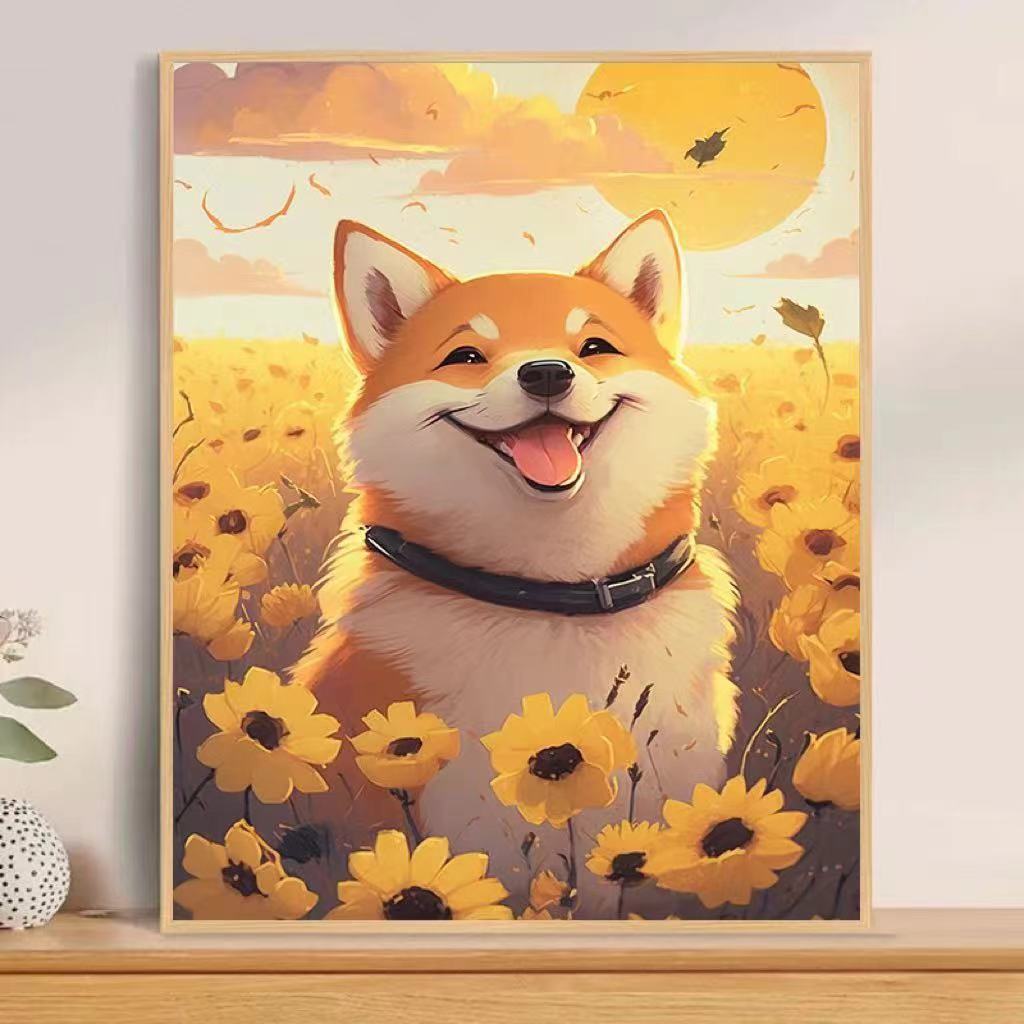 DIY Landschaft Malen nach Zahlen Kunstset Karnz