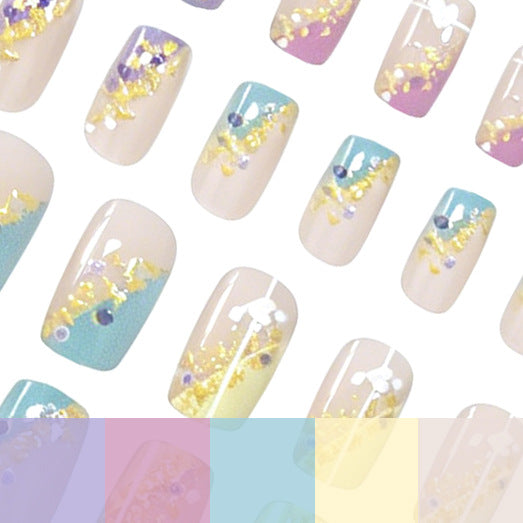 Elegante Ombre Acryl-Nagelkunst-Verstärkungen Karnz