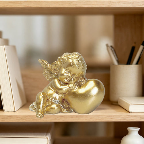 Charmante Engelfigur mit Herzmotiv Karnz