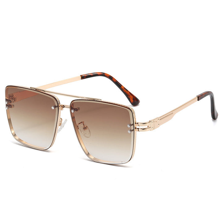 Damen Elegante Oversize-Sonnenbrille mit gradienten Gläsern und auffälligem Rahmen Karnz