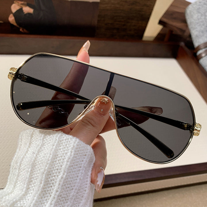 Damen oversized piloten Sonnenbrille Karnz