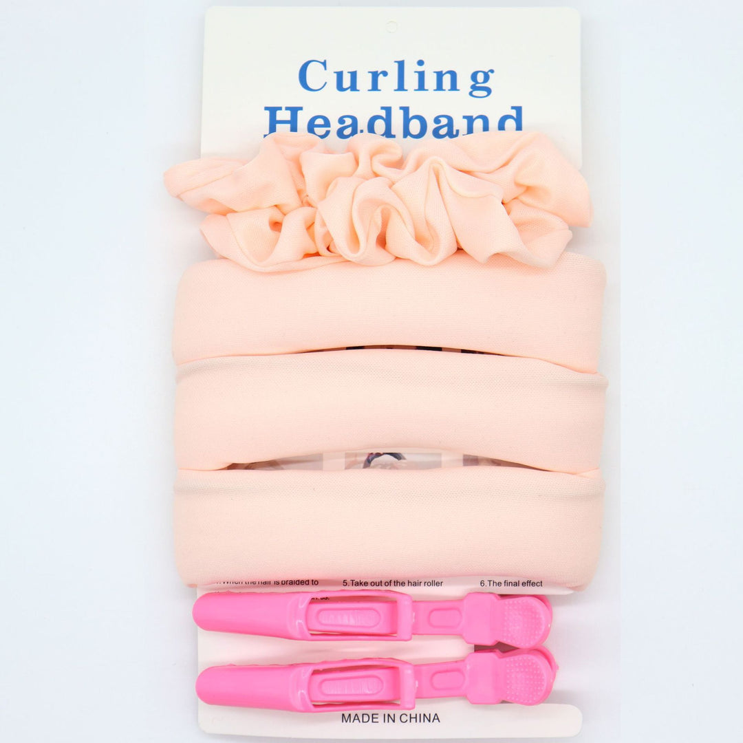 Hitzefreies Locken Stirnband Set