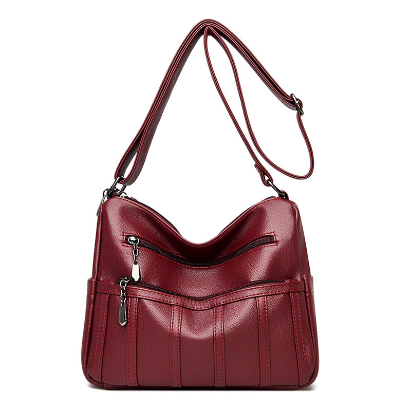 Elegante Texturierte Schultertasche Karnz