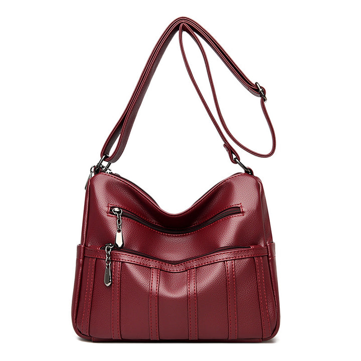 Elegante Texturierte Schultertasche Karnz