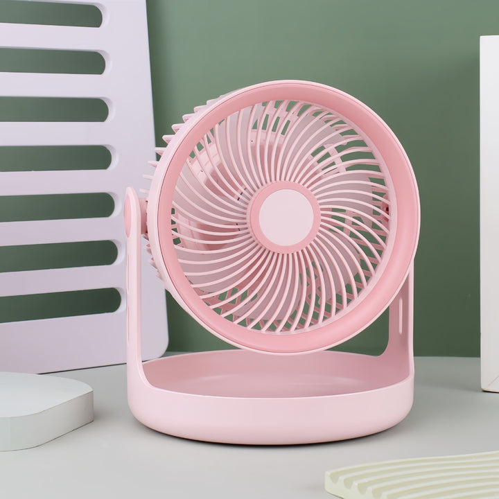 Damen Tragbarer Mini-Lüfter mit ergonomischem Design und USB-Ladefunktion Karnz