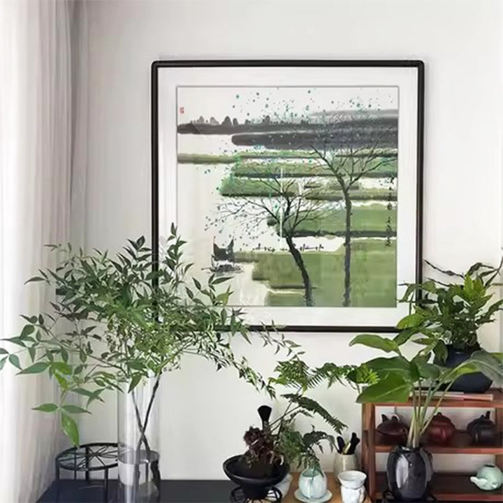 Künstlerische strukturierte Leinwand Wandkunst
