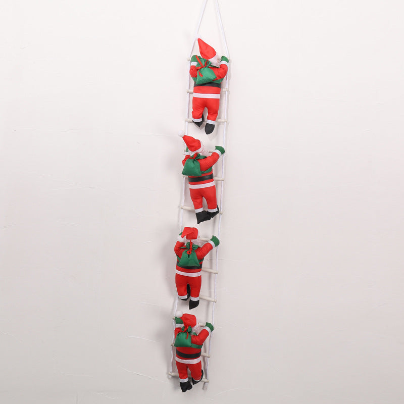 Verspielte Weihnachtsmann Dekorationsfigur Karnz