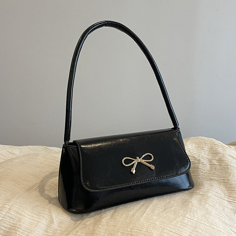 Elegante Bow-Detail Handheld Handtasche