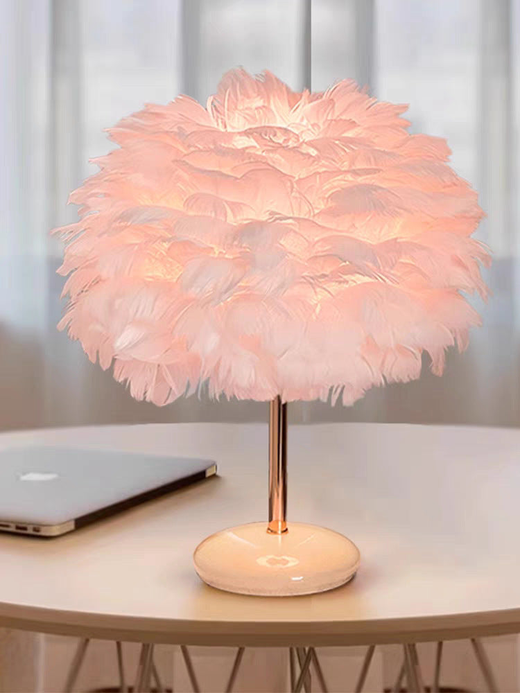 Federnde dekorative Tischlampe