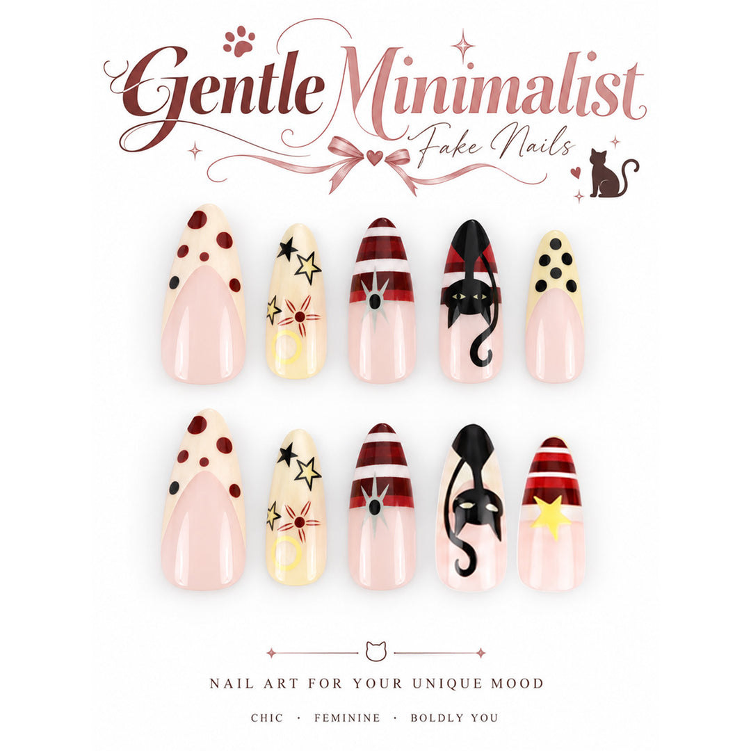 Kreative abstrakte Nagelkunst