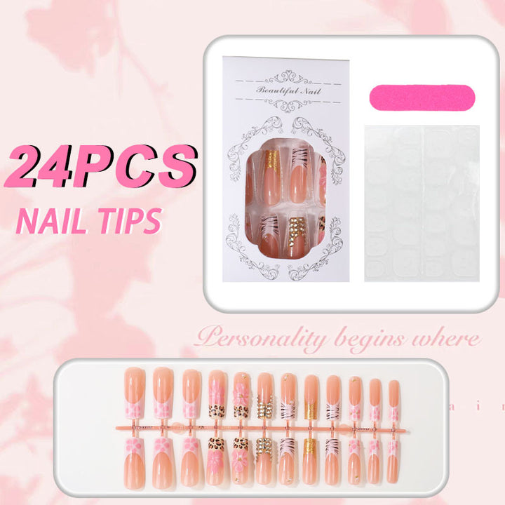 Floral Art Press-On Nagelspitzen Karnz