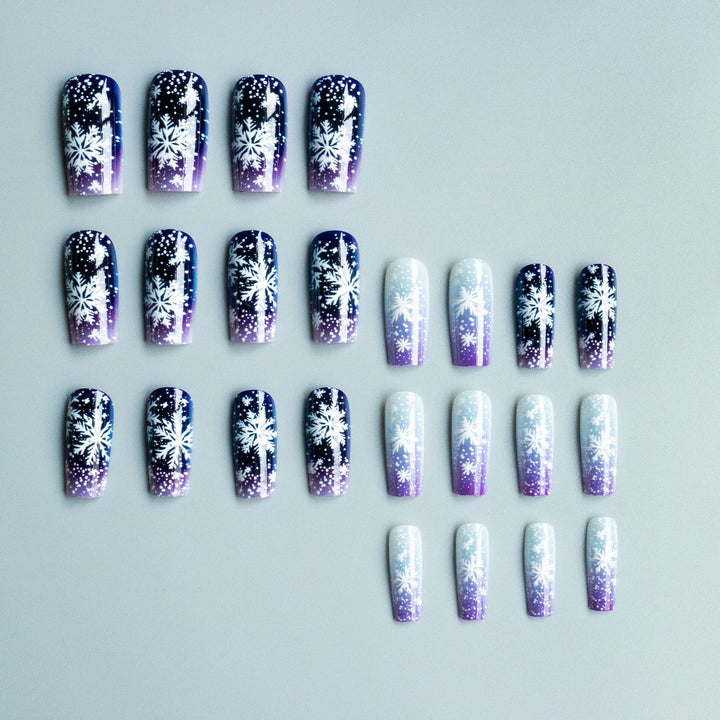 Winter-Themen Gel-Nagelkunst Set