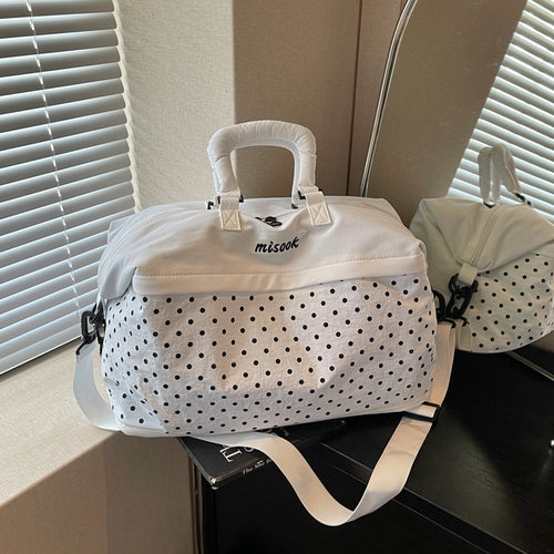 Stilvolle gepunktete Reis-Duffle-Tasche Karnz