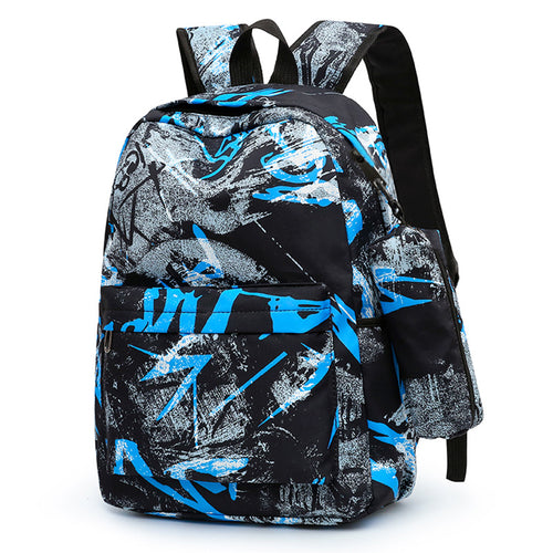 Graffiti-Druck Multifunktionaler Rucksack-Set Karnz