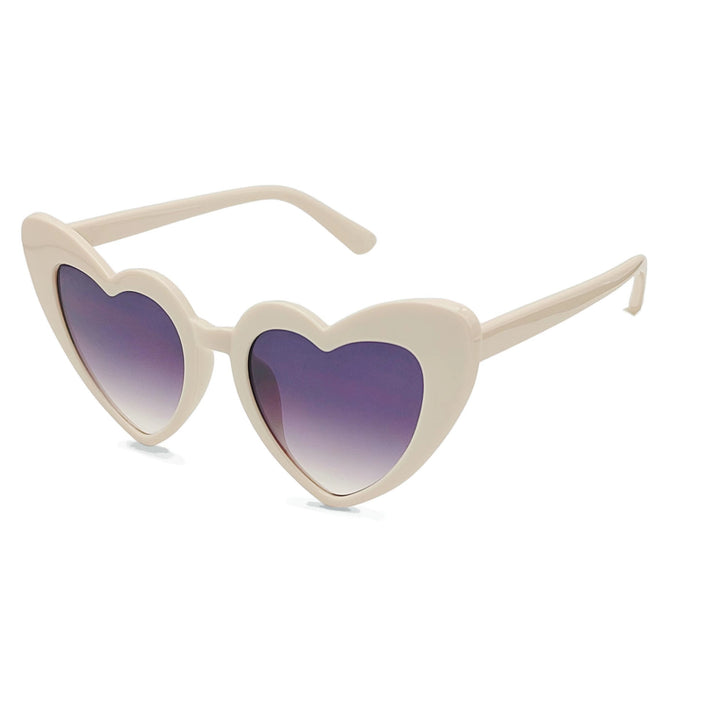 Damen Herzförmige Sonnenbrille mit UV-Schutz und hochwertiger Folienverarbeitung Karnz