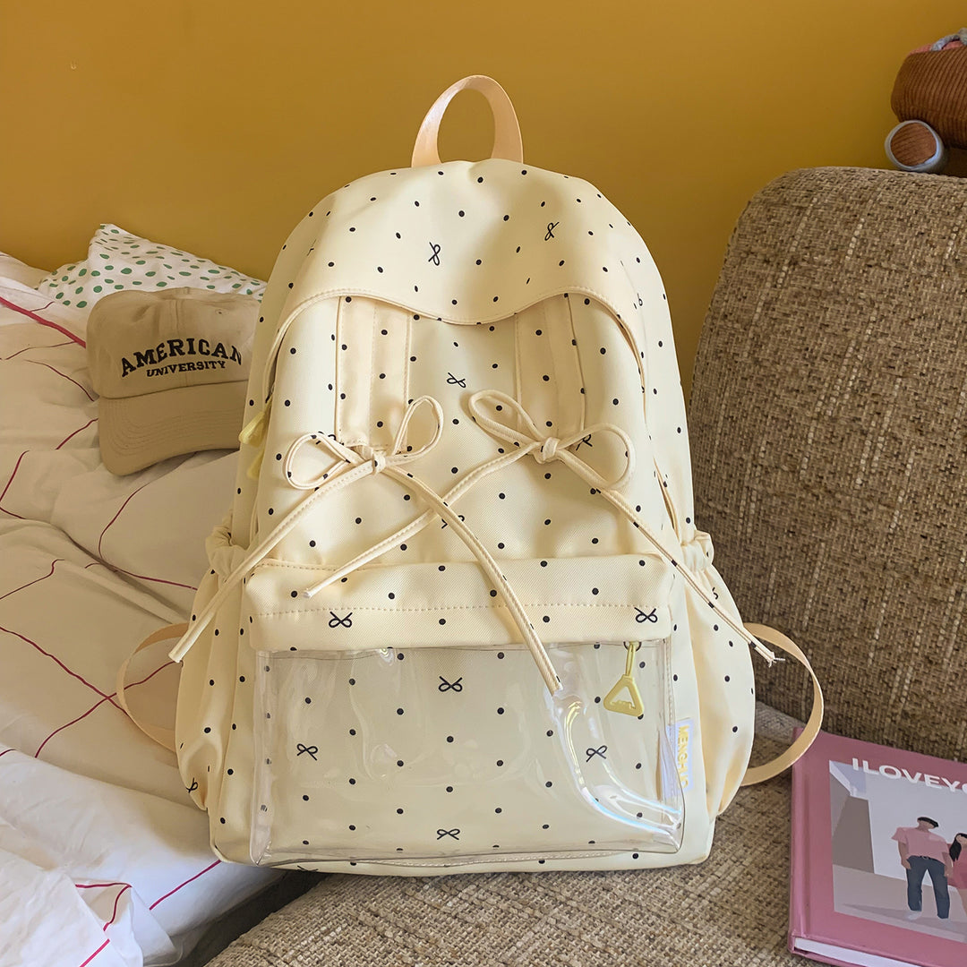 Stylischer gepunkteter Rucksack Karnz