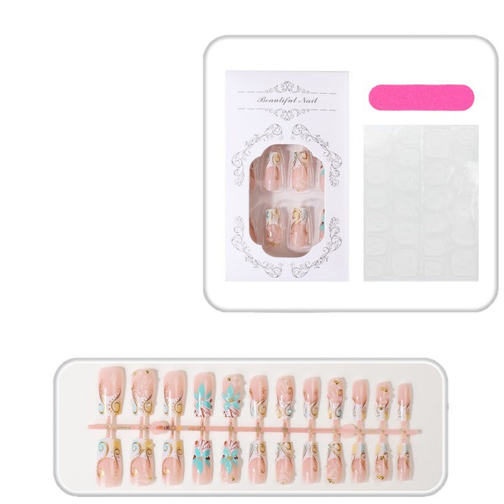 Dekorative Press-On Nail Art Tipps Karnz