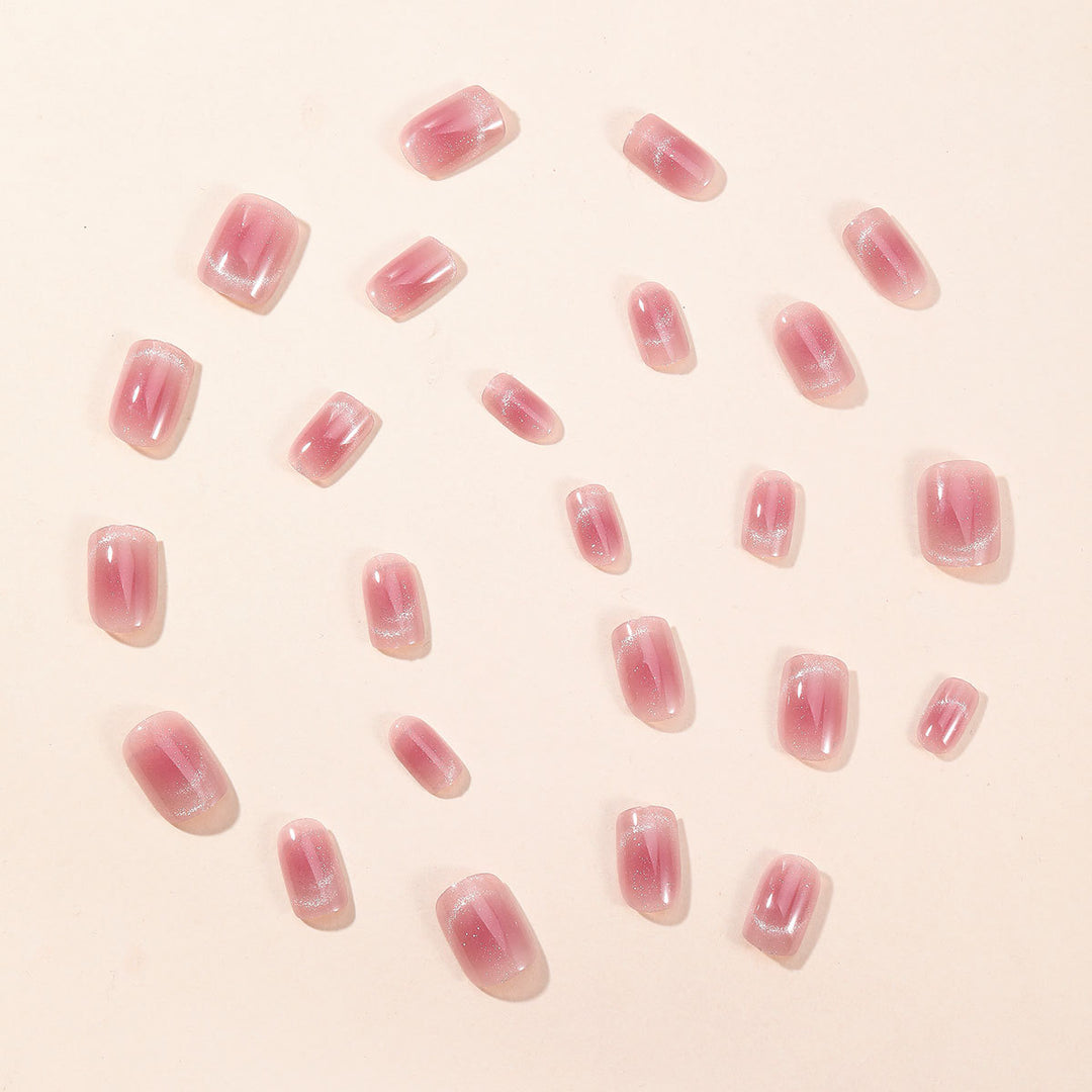 Glitter Ombre Nagelkunst Karnz