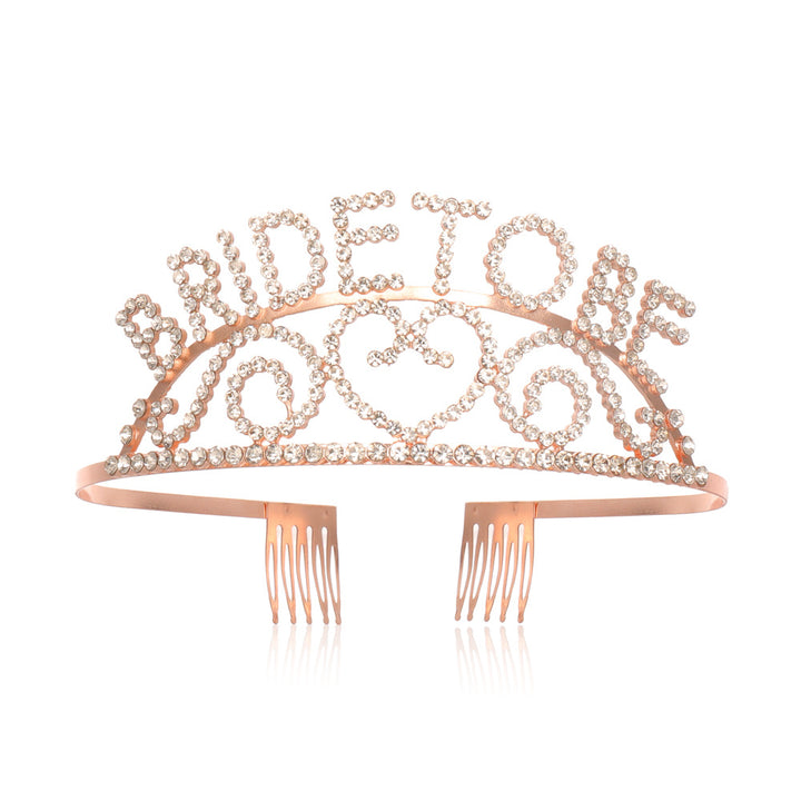 Damen Glitzernde Braut Tiara Karnz