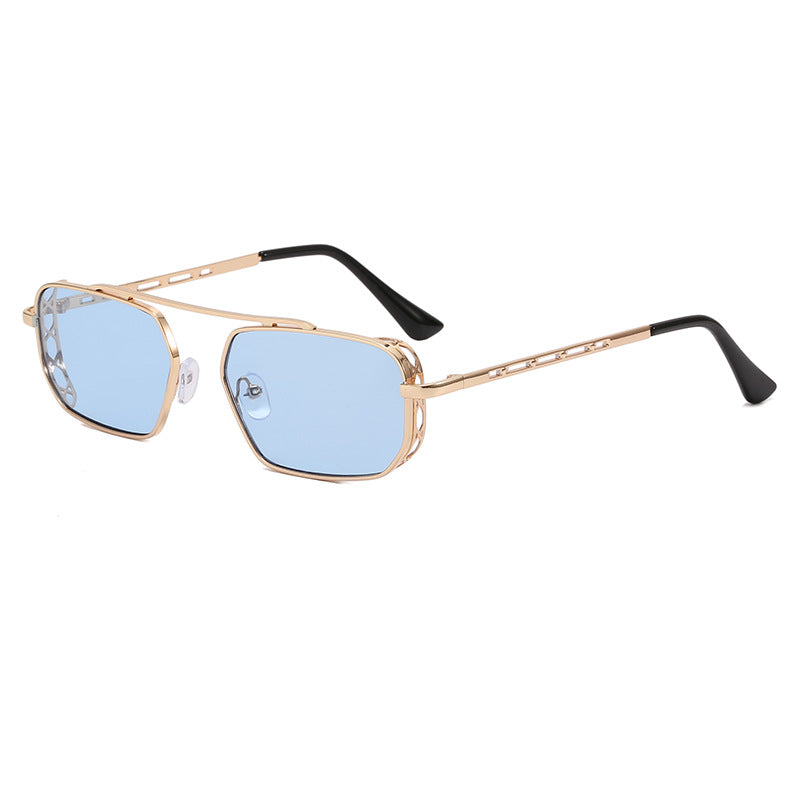 Damen modische Sonnenbrille im modernen Hexagon-Design Karnz