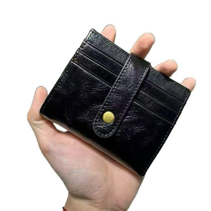 Minimalistischer Lederkartenhalter