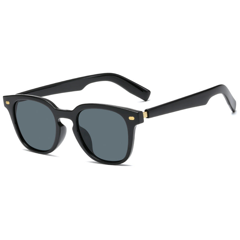 Damen modische Korrektionsbrille mit elegantem Kunststoffrahmen und goldenen Akzenten Karnz