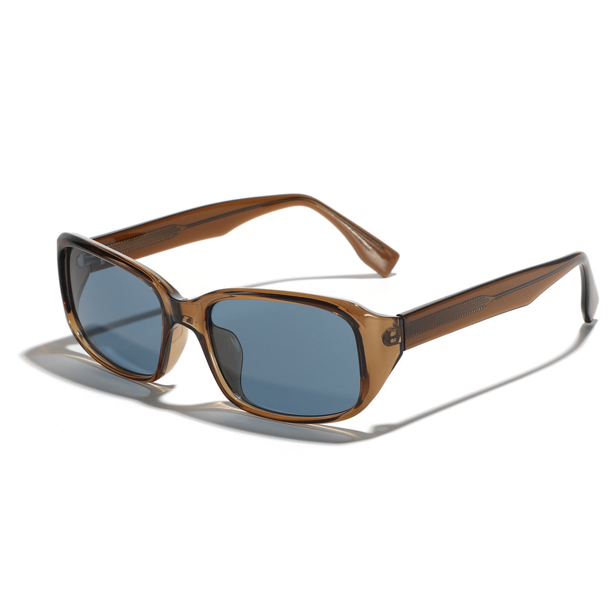 Damen modische rechteckige Sonnenbrille Karnz