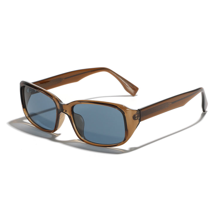 Damen modische rechteckige Sonnenbrille Karnz