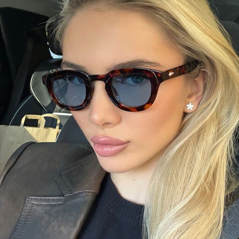 Damen stilvolle Cat-Eye Sonnenbrille mit elegantem Rahmen und polarisierenden Gläsern Karnz