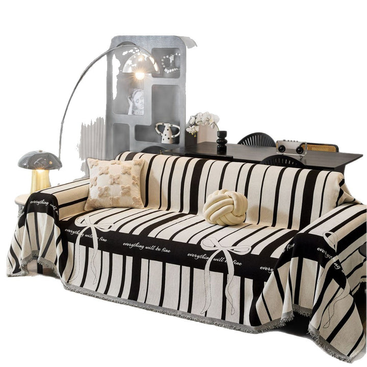 Elegante Texturierte Sofa-Decke