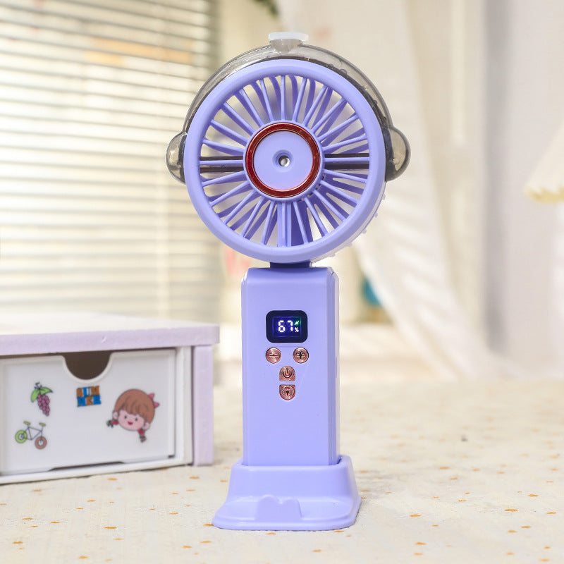 Damen Tragbarer USB Ventilator mit digitaler Steuerungsanzeige und flexibler Neigung Karnz