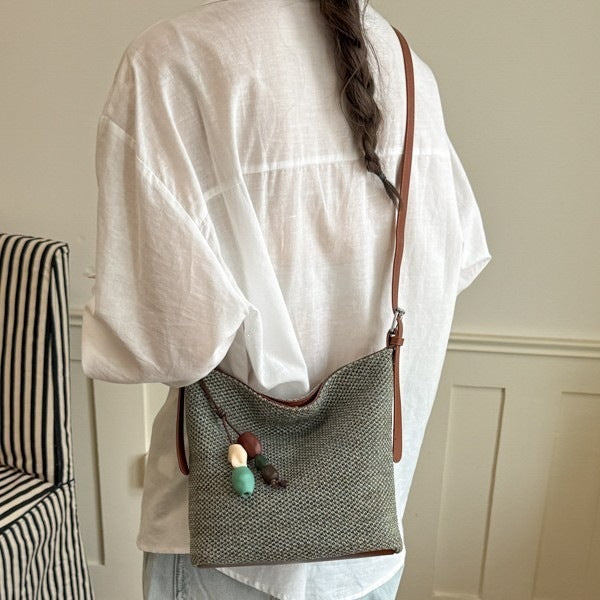 Gewebte Lässige Schultertasche