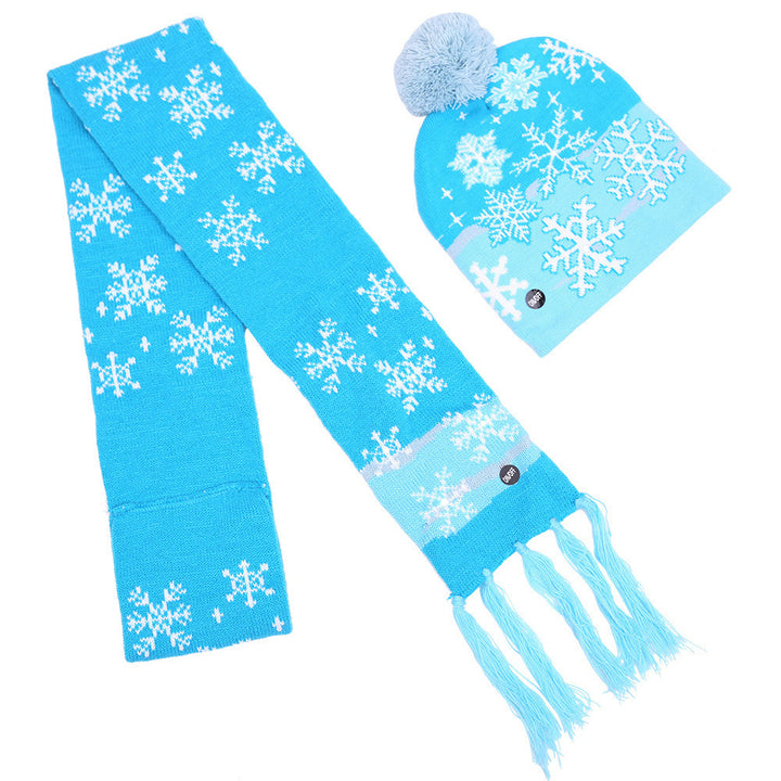 Wintermütze und Schal Set