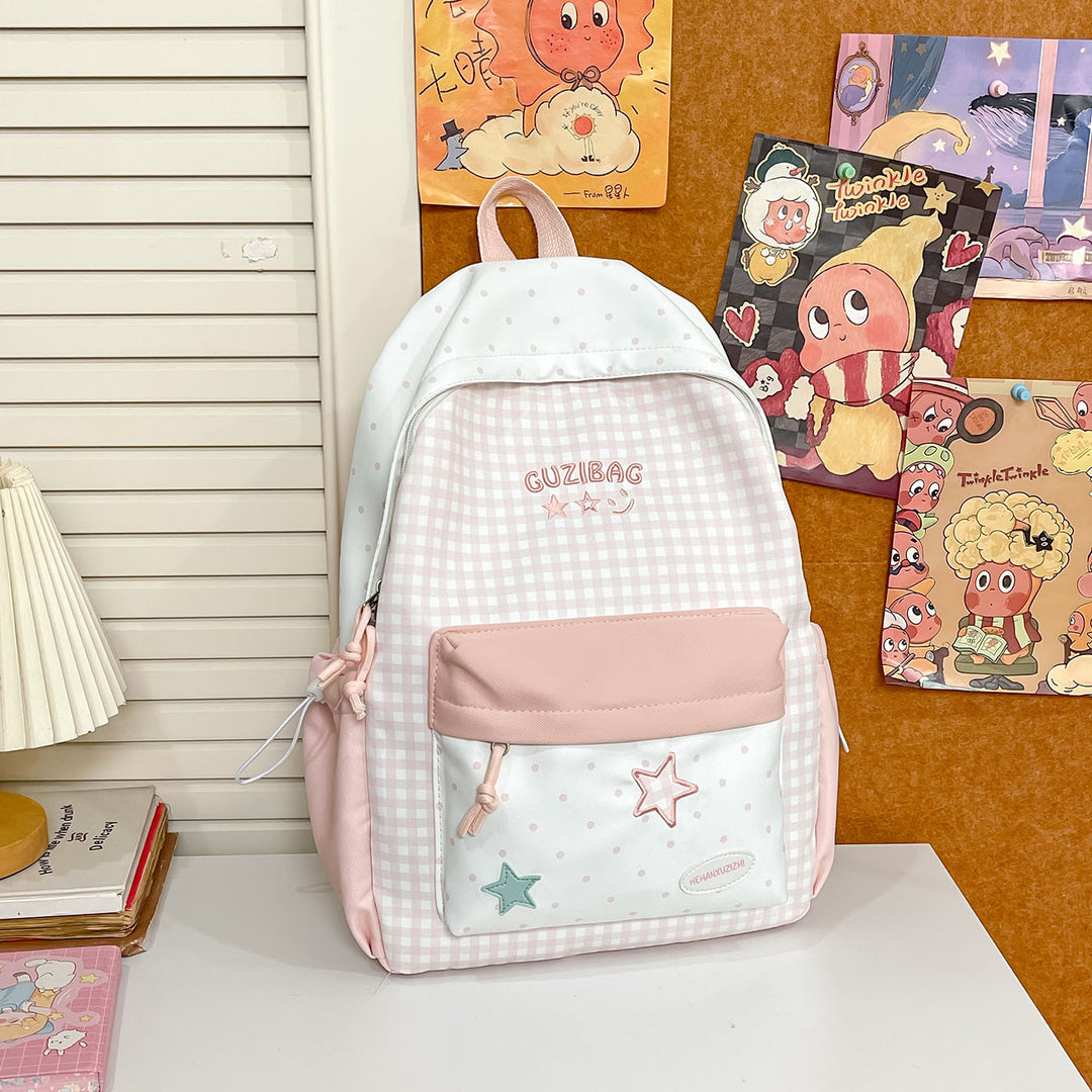 Charmanter Karomuster-Rucksack Karnz